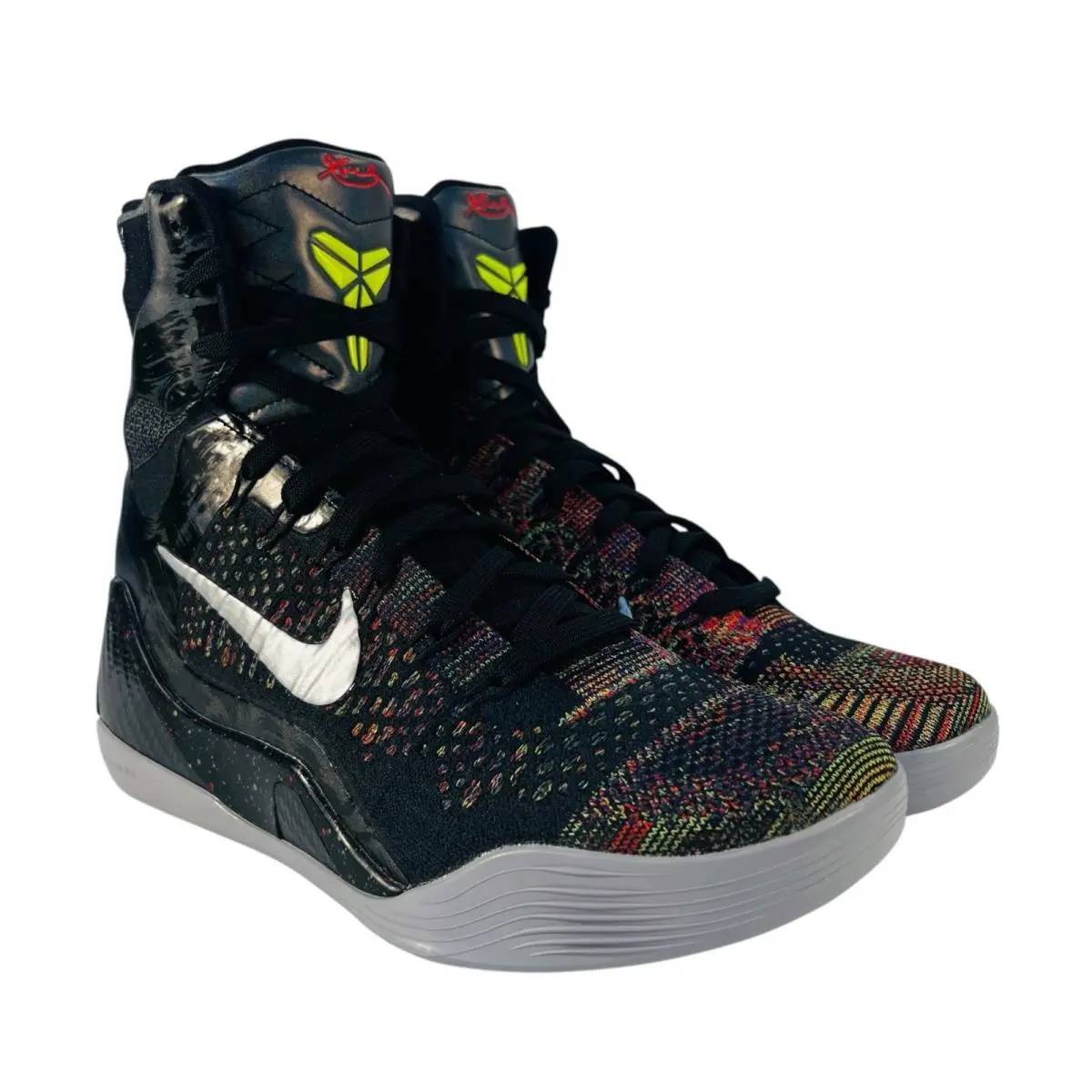 Nike Kobe 9 Elite Protro Masterpiece Black Crimson Volt FZ7335-001 Size 7 - Black
