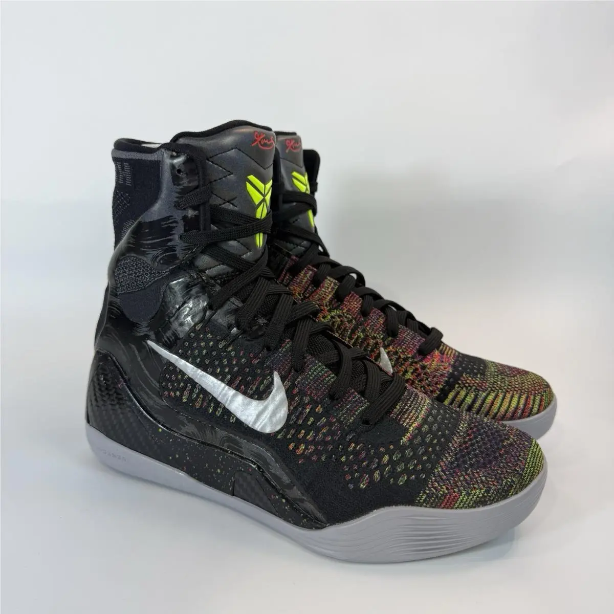 Nike Kobe 9 Elite Protro Masterpiece Black Crimson Volt FZ7335-001 Size 7 - Black