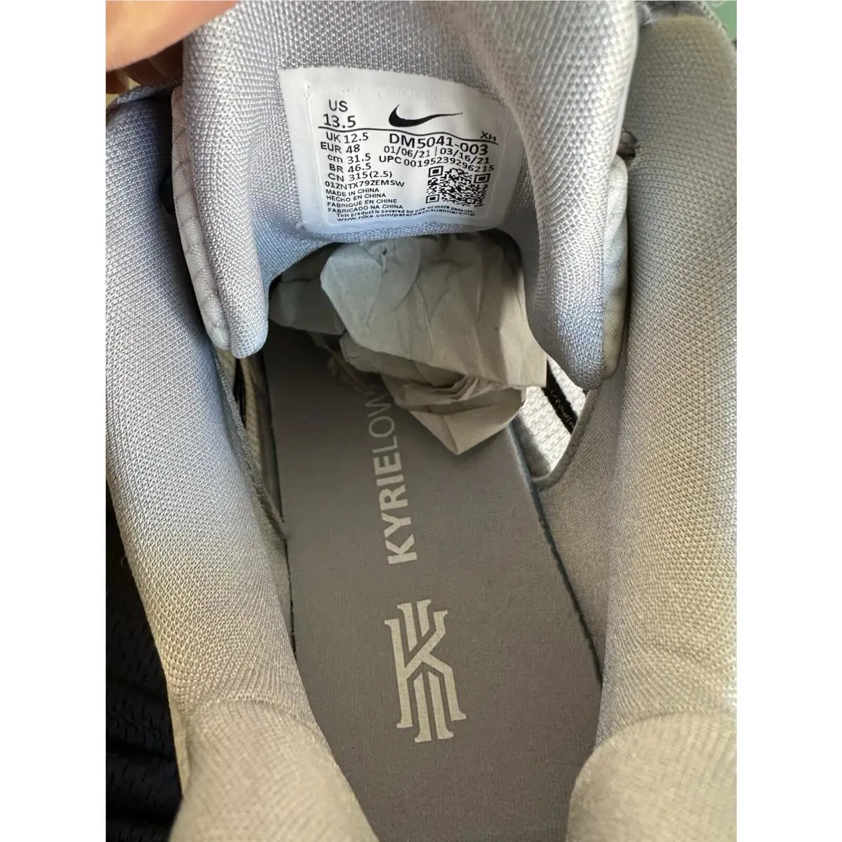 Nike shoes - Nike Kyrie Low 4 - Kyrie Low - DM5041-003 - Gray (UPC: 0195239296215) 7