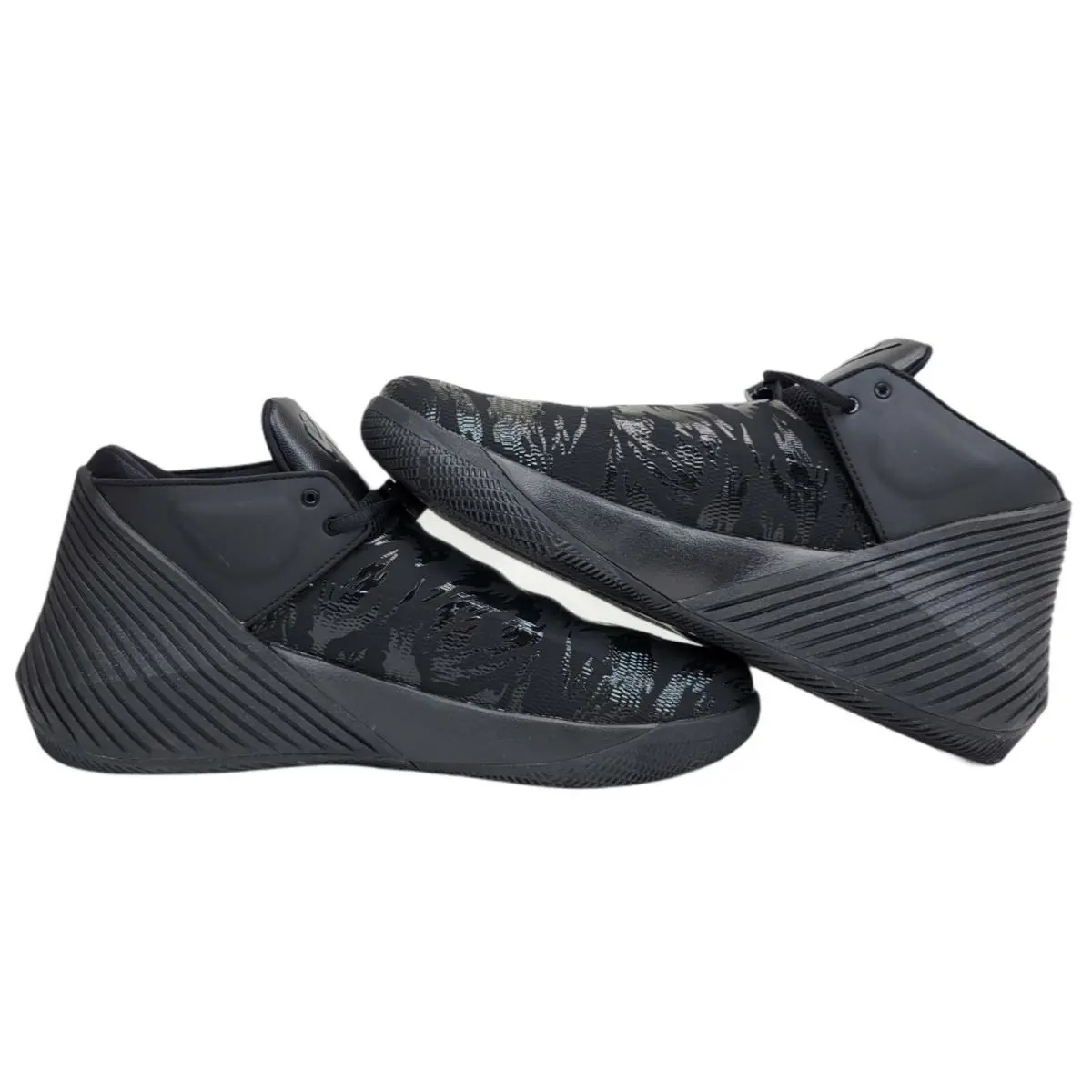 Nike shoes - Jordan Why Not ZER0.1 Low TB - AQ9682-001 - Black, Manufacturer: Black/Black - Metallic Silver 6
