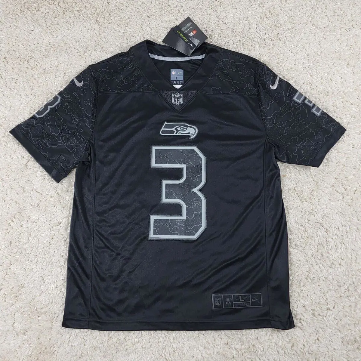 Nike clothing - Nike Russell Wilson - Russell Wilson - Black (UPC: 196228654962) 0