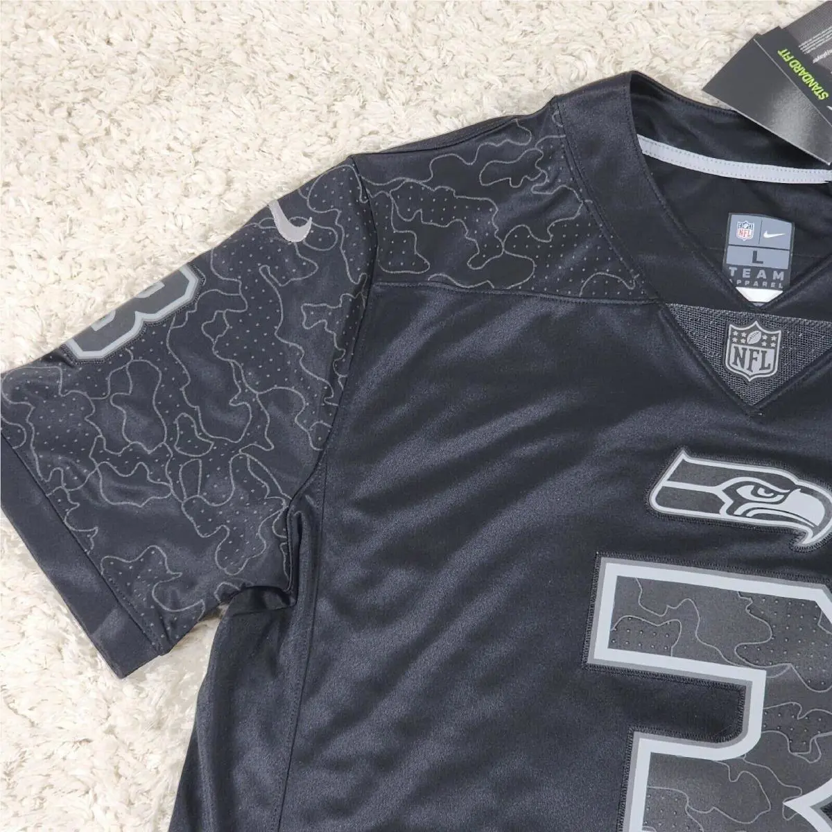 Nike clothing - Nike Russell Wilson - Russell Wilson - Black (UPC: 196228654962) 2