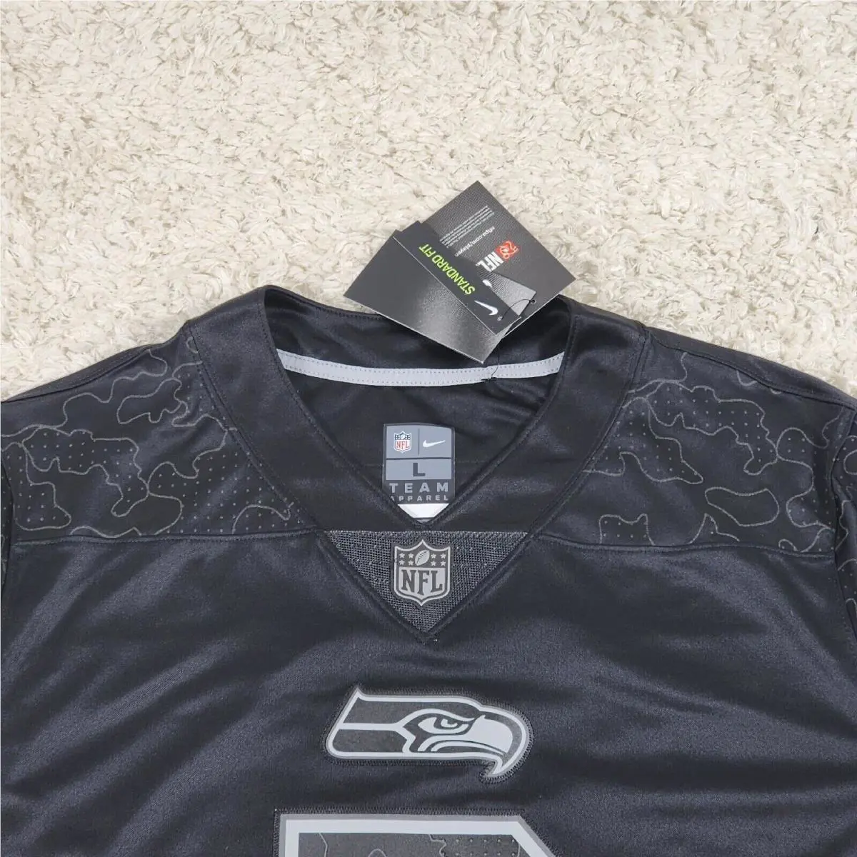 Nike clothing - Nike Russell Wilson - Russell Wilson - Black (UPC: 196228654962) 1