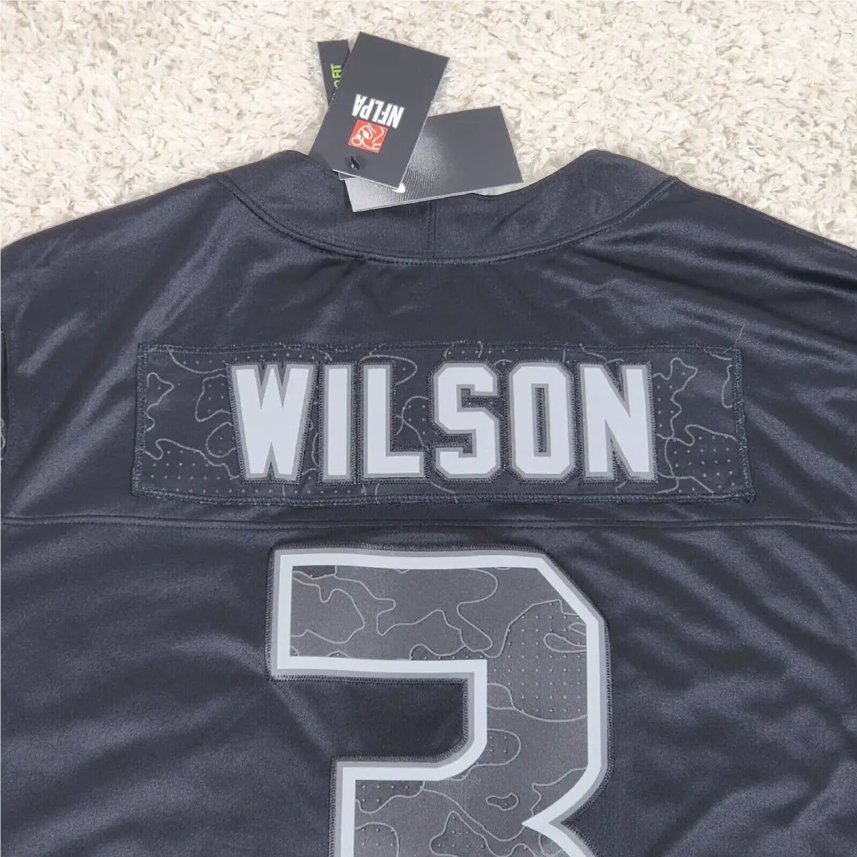 Nike clothing - Nike Russell Wilson - Russell Wilson - Black (UPC: 196228654962) 6