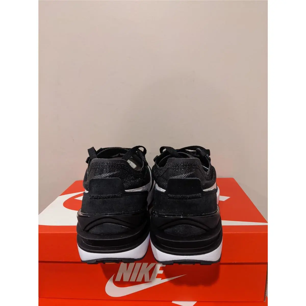 Nike shoes - Nike Waffle One - Waffle One - Blacl/White Orange 2