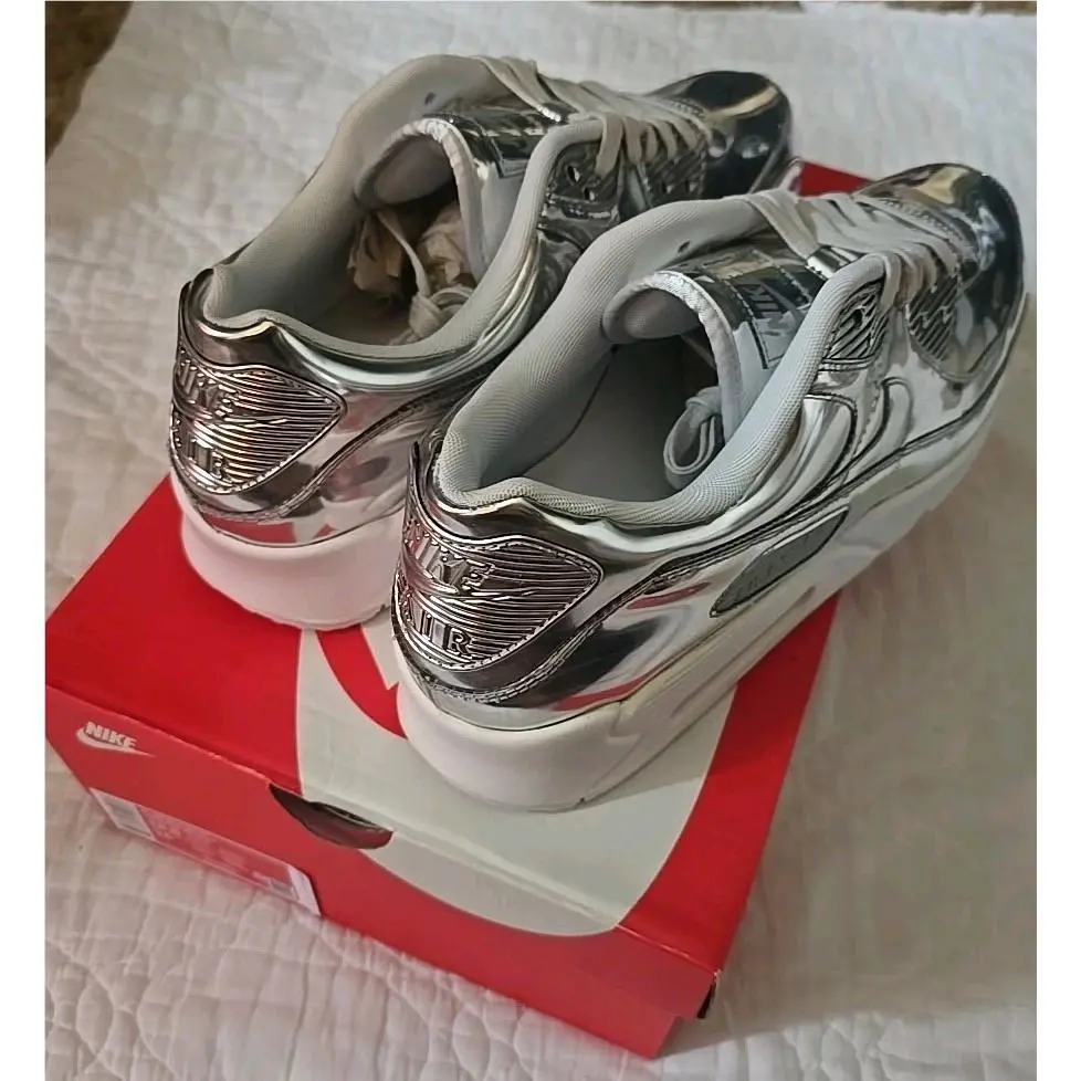 Nike shoes - Nike Air Max 90 Premium - CQ6639001 - Chrome (UPC: 194272681668) 2