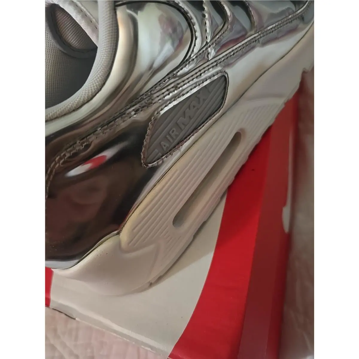 Nike shoes - Nike Air Max 90 Premium - CQ6639001 - Chrome (UPC: 194272681668) 3