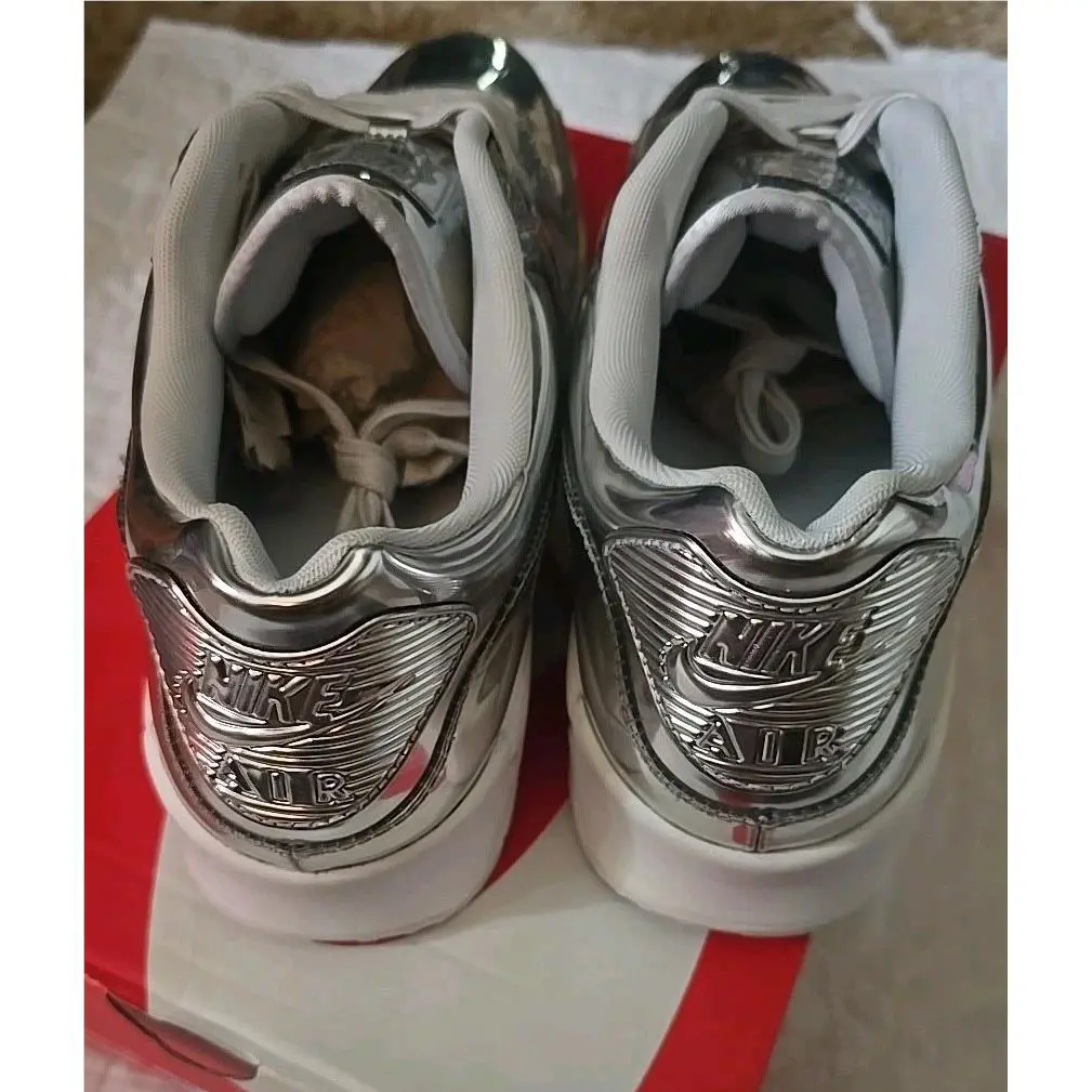 Nike shoes - Nike Air Max 90 Premium - CQ6639001 - Chrome (UPC: 194272681668) 5