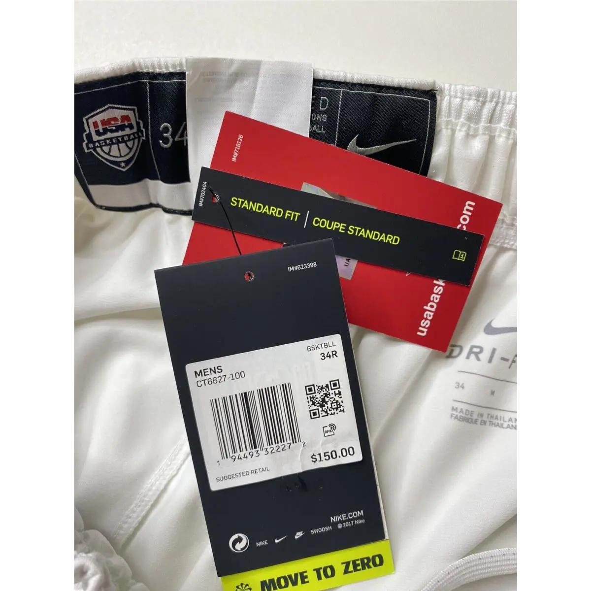 Nike clothing - Nike CT6627-100 - White (UPC: 194493322296) 7