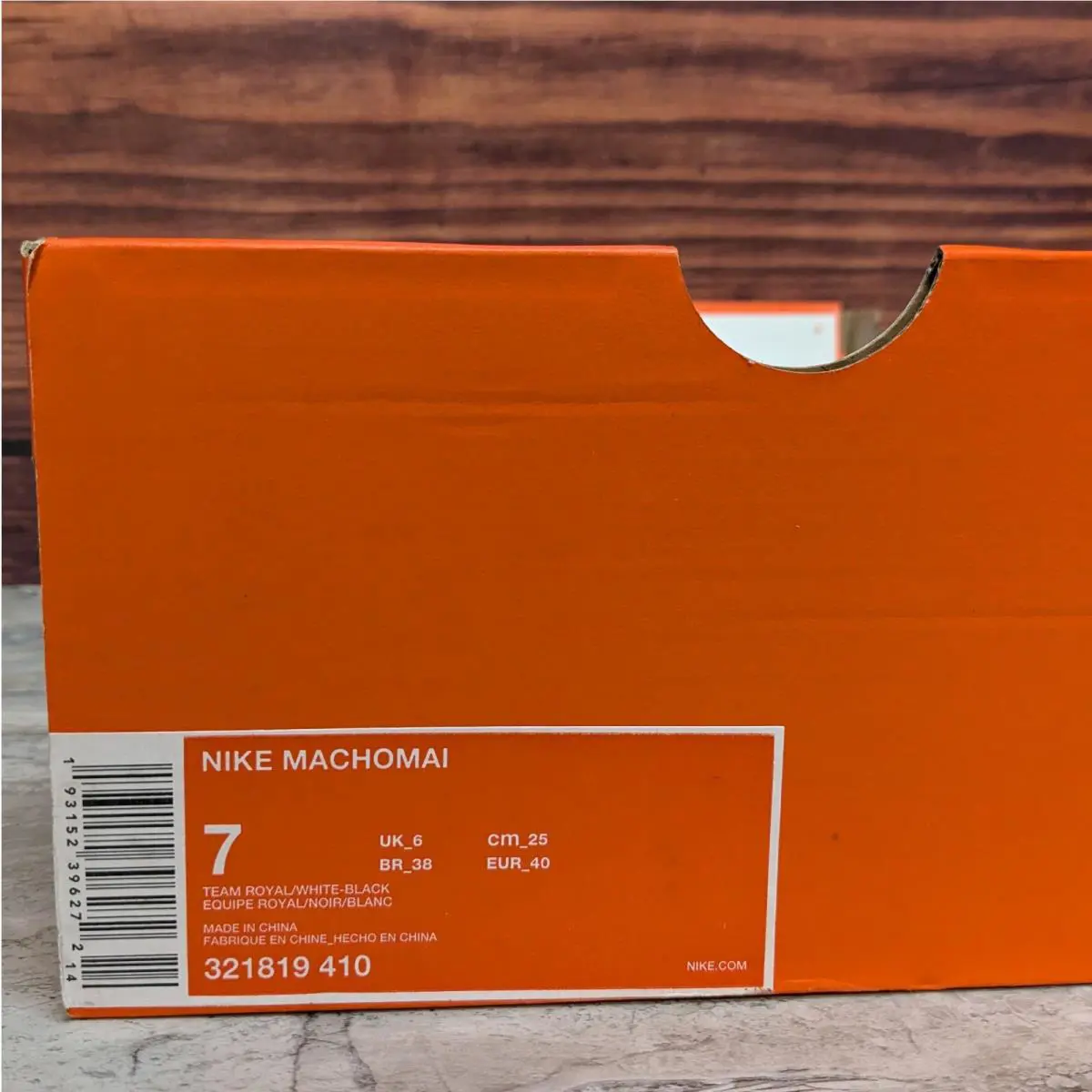 Nike shoes - Nike Machomai - Machomai - 321819-410 - Blue, Manufacturer: Team Royal/White-Black (UPC: 193152396272) 7