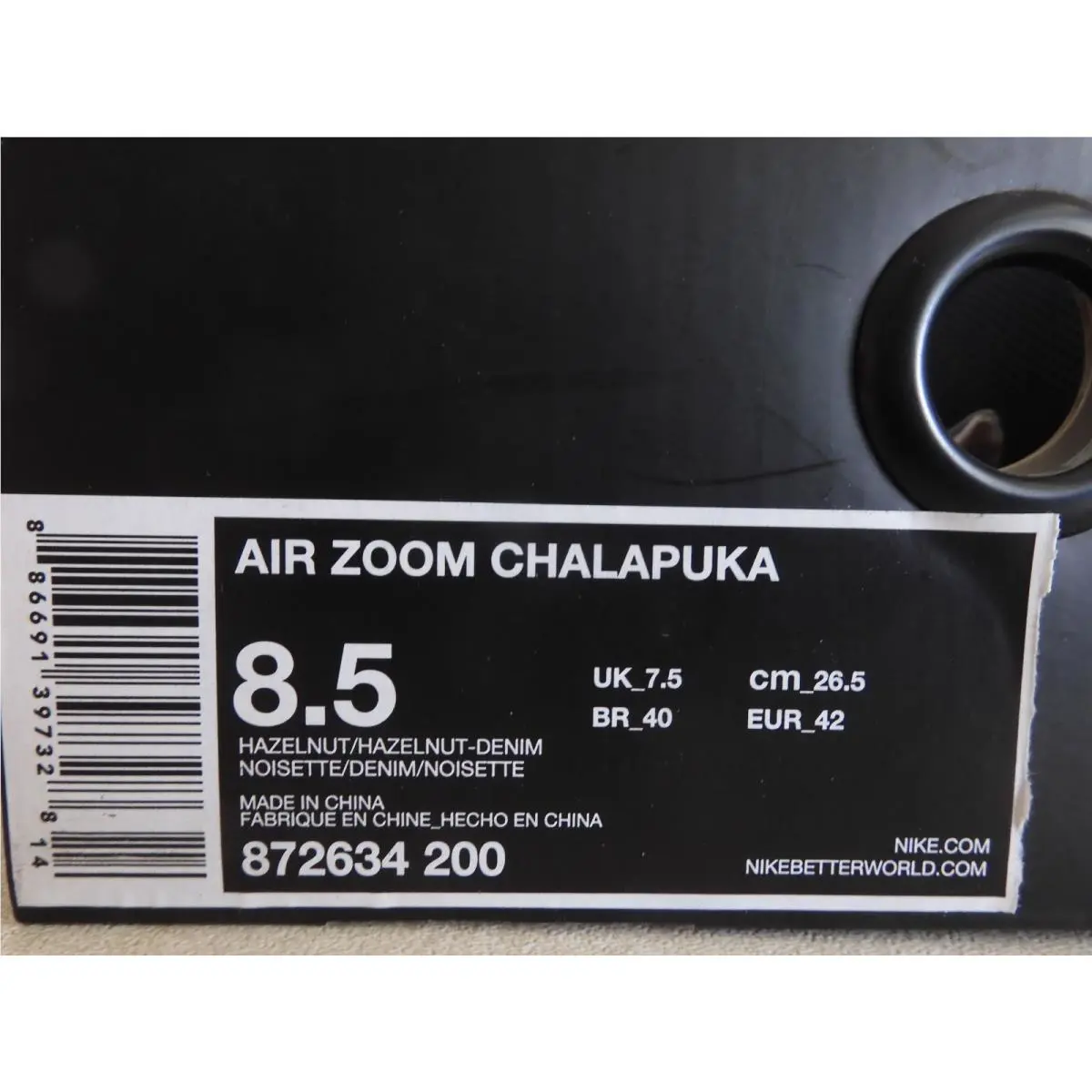 Nike shoes - Nike Air Zoom Chalapuka - Air Zoom Chalapuka - 872634-200 - Brown (UPC: 886691397328) 6