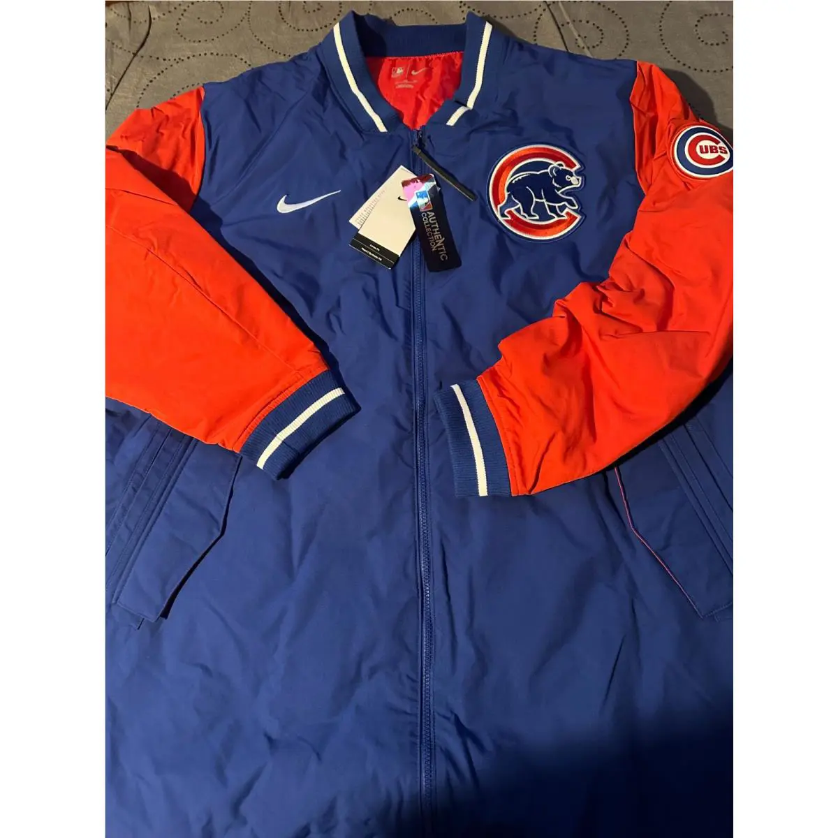Nike Chicago Cubs Synthetic Fill Mlb Baseball Jacket Size 3XL Men