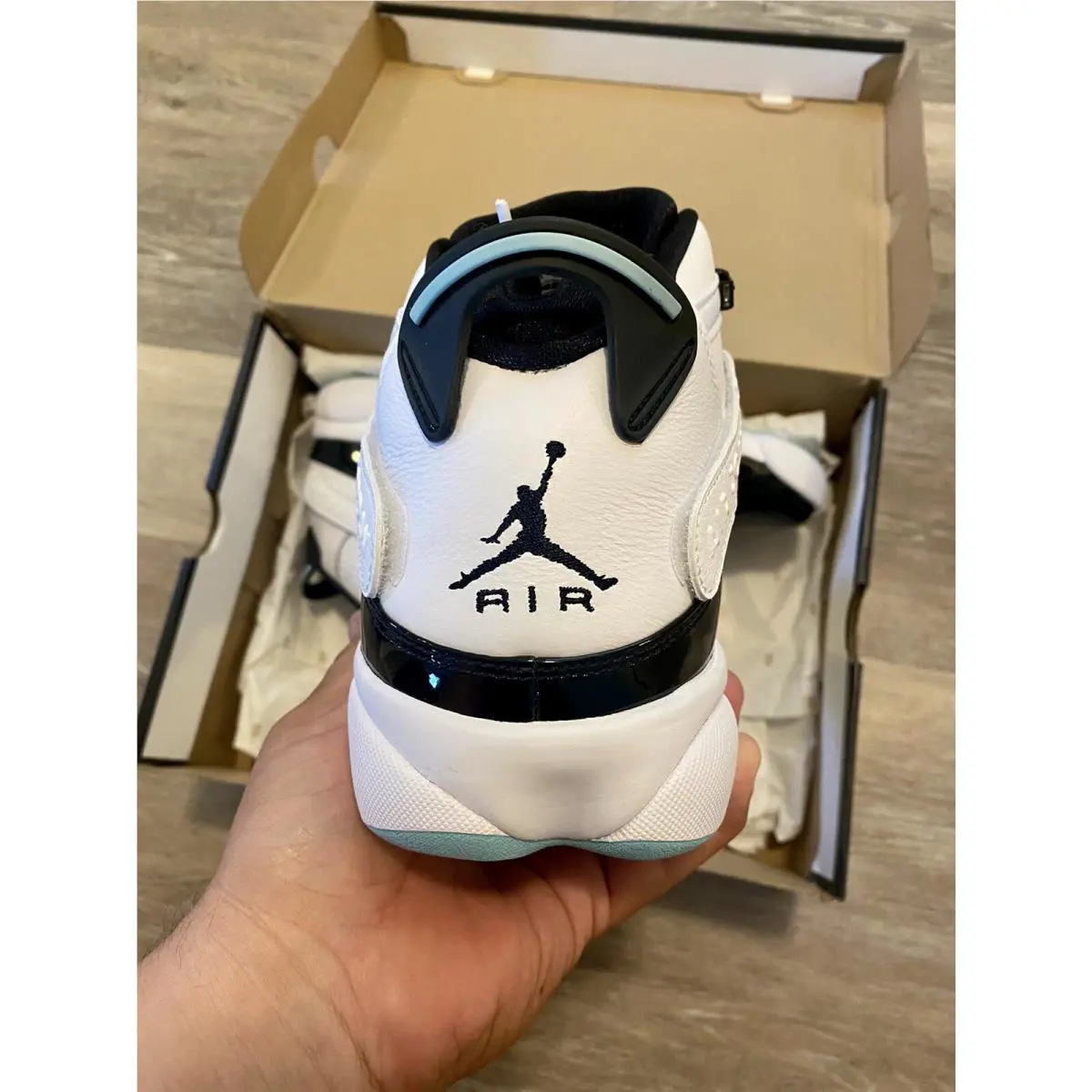 Nike shoes - Air Jordan 6 Rings - Air Rings - 322992-115 - Tropical Twist-White-Concord (UPC: 194957111541) 0