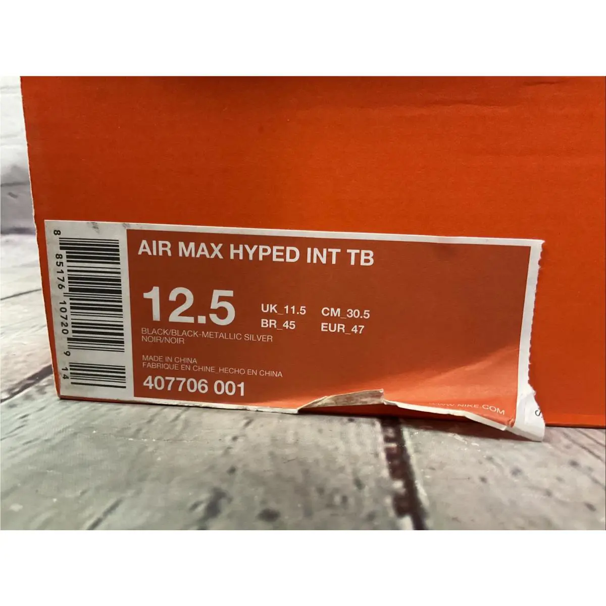 Nike shoes - Nike Air Max Hyped - Air Max Hyped - Black 10