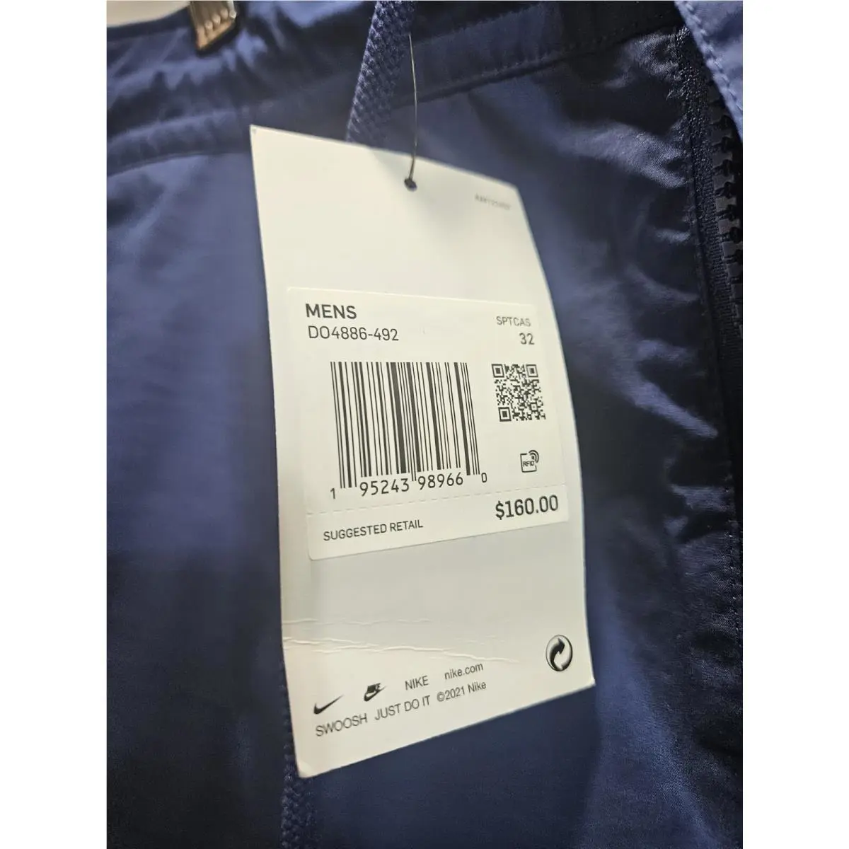 Nike clothing - Nike Sportswear Essentials Woven Unlined Utility Pants - Blue (UPC: 0197596656718) 14