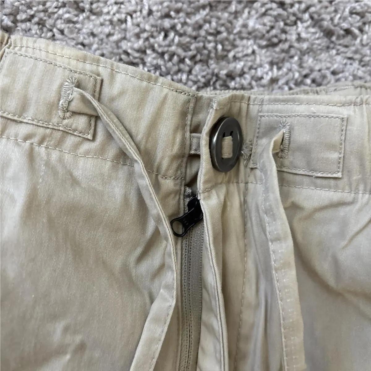 Nike clothing - Nike Sportswear Tech Pack Waxed Canvas Cargo Pants - FN2614-247 - Khaki (UPC: 196977207624) 3