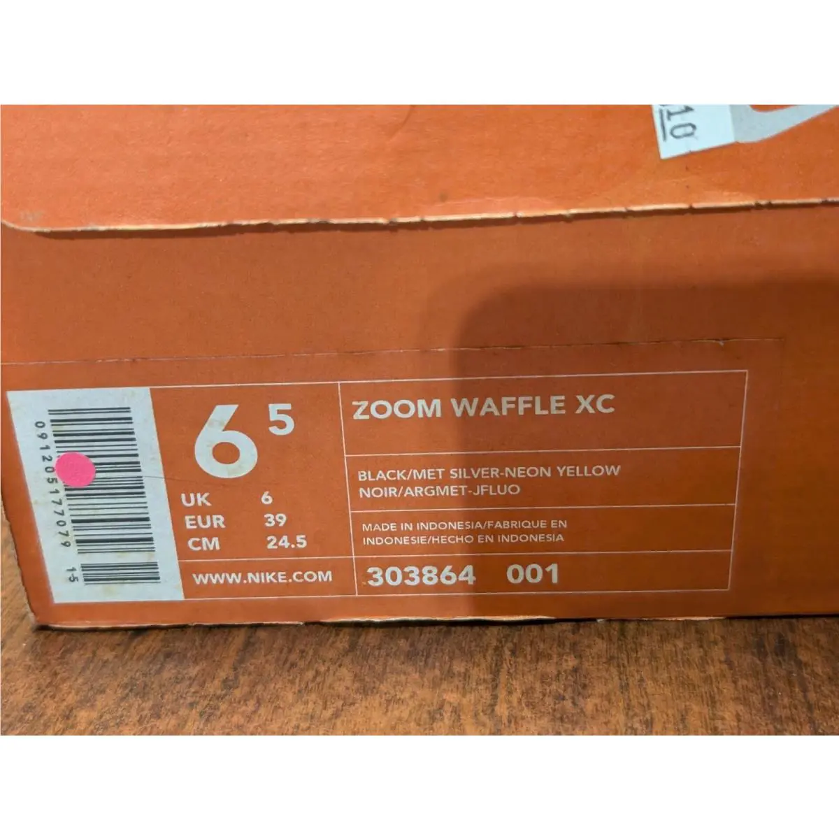 Nike shoes - Nike Zoom Waffle XC - Zoom Waffle - Black Silver Yellow (UPC: 0091205177079) 11