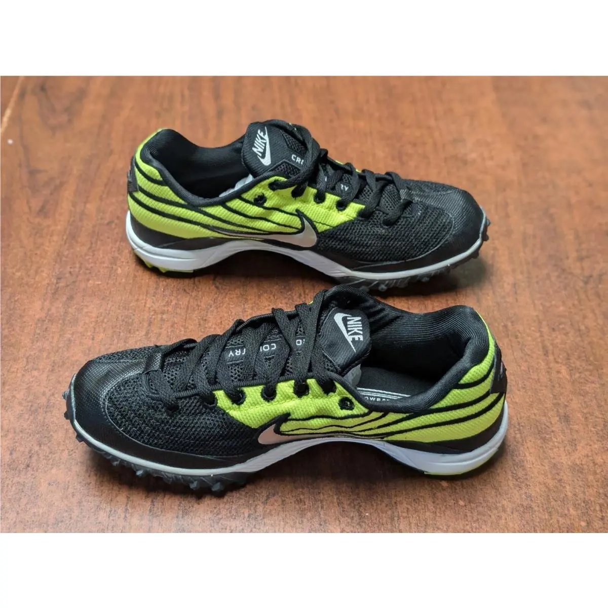 Nike shoes - Nike Zoom Waffle XC - Zoom Waffle - Black Silver Yellow (UPC: 0091205177079) 5