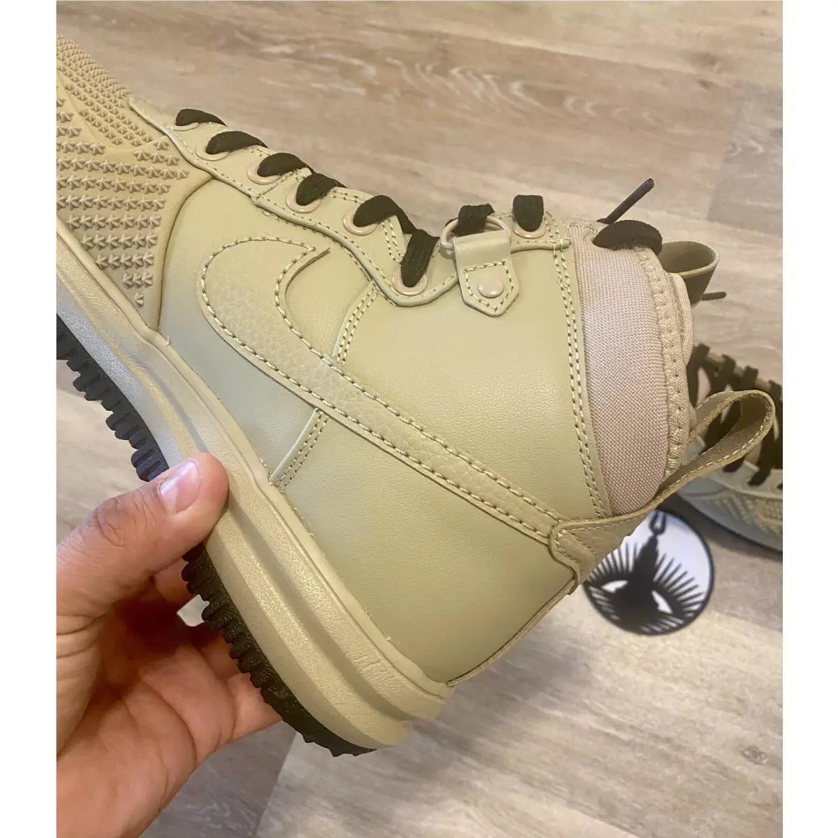Nike shoes - Nike Lunar Force 1 Duckboot - DZ5320-200 - Limestone/Black/Limestone (UPC: 196152233264) 1