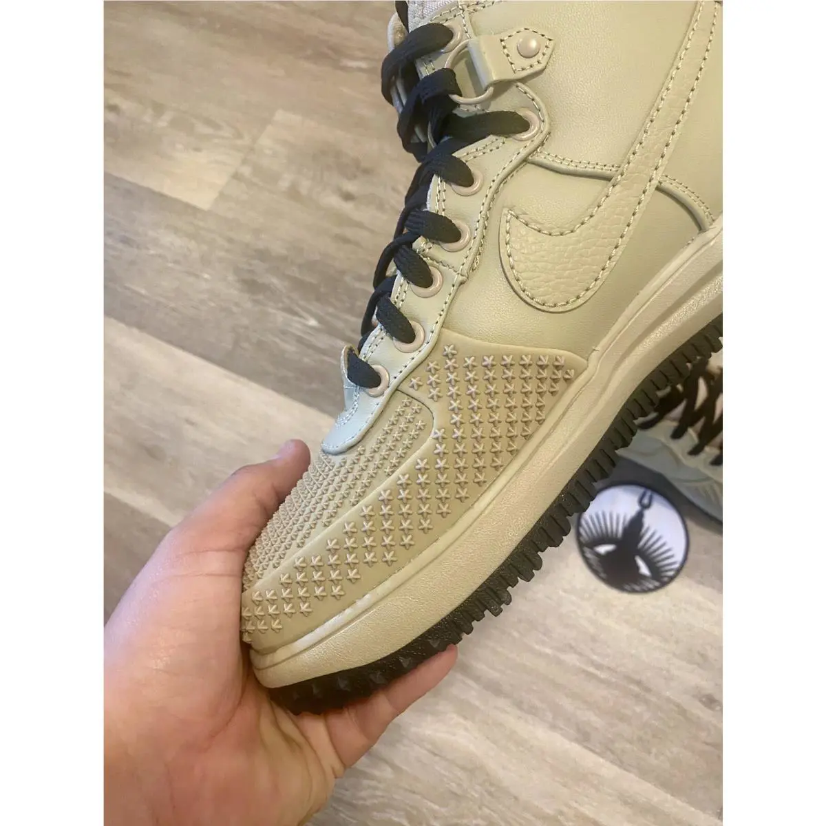 Nike shoes - Nike Lunar Force 1 Duckboot - DZ5320-200 - Limestone/Black/Limestone (UPC: 196152233264) 2