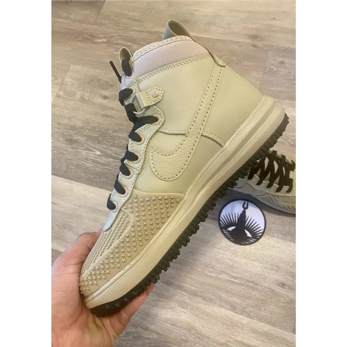 Nike shoes - Nike Lunar Force 1 Duckboot - DZ5320-200 - Limestone/Black/Limestone (UPC: 196152233264) 3