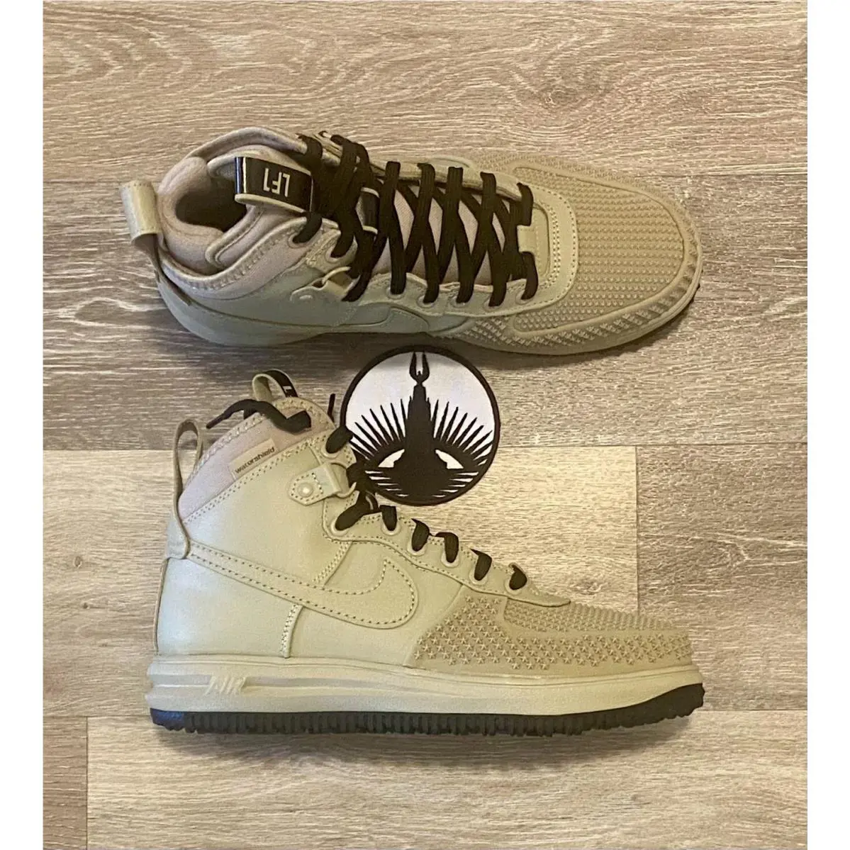 Nike shoes - Nike Lunar Force 1 Duckboot - DZ5320-200 - Limestone/Black/Limestone (UPC: 196152233264) 5