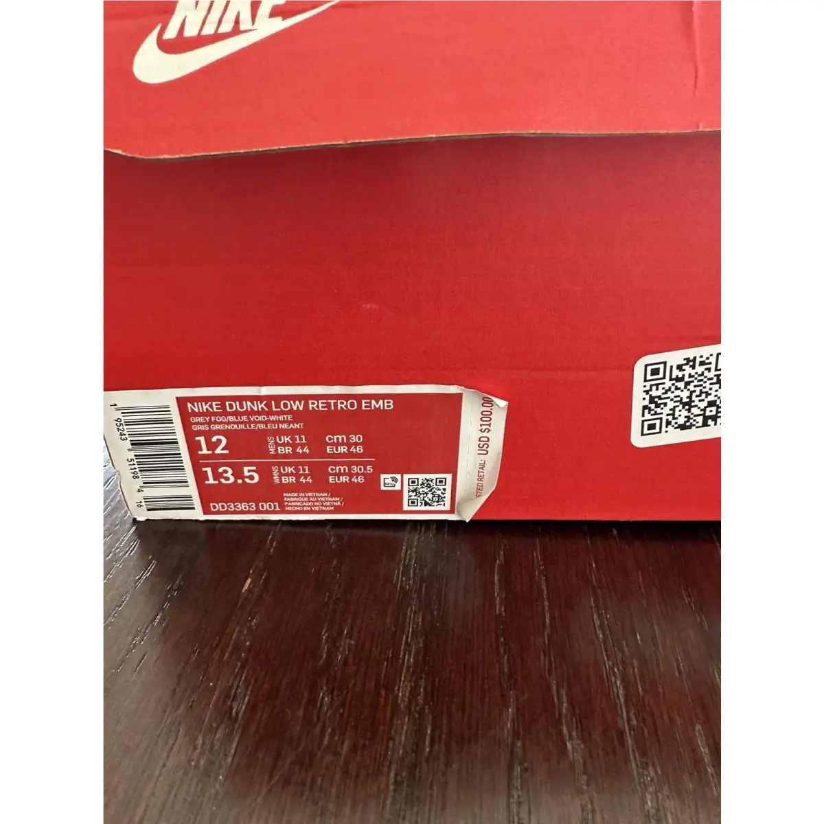 Nike shoes - Nike Dunk - Dunk - DD3363-001 - White (UPC: 0195243511984) 2