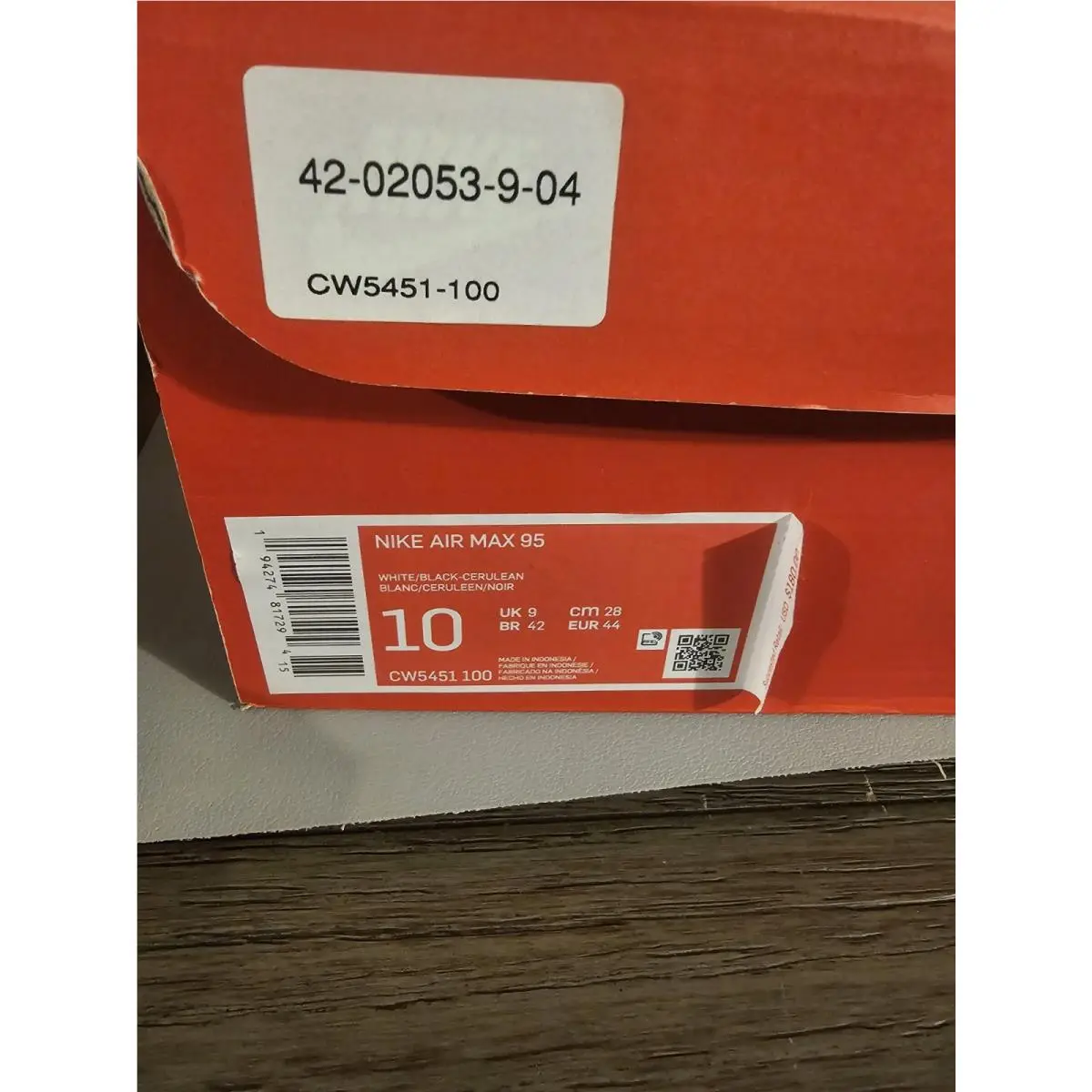 Nike shoes - Nike Air Max 95 - Air Max - CW5451-100 - White (UPC: 194274817256) 1