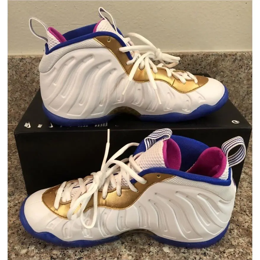 Nike shoes - Nike Little Posite - Little Posite - White 4