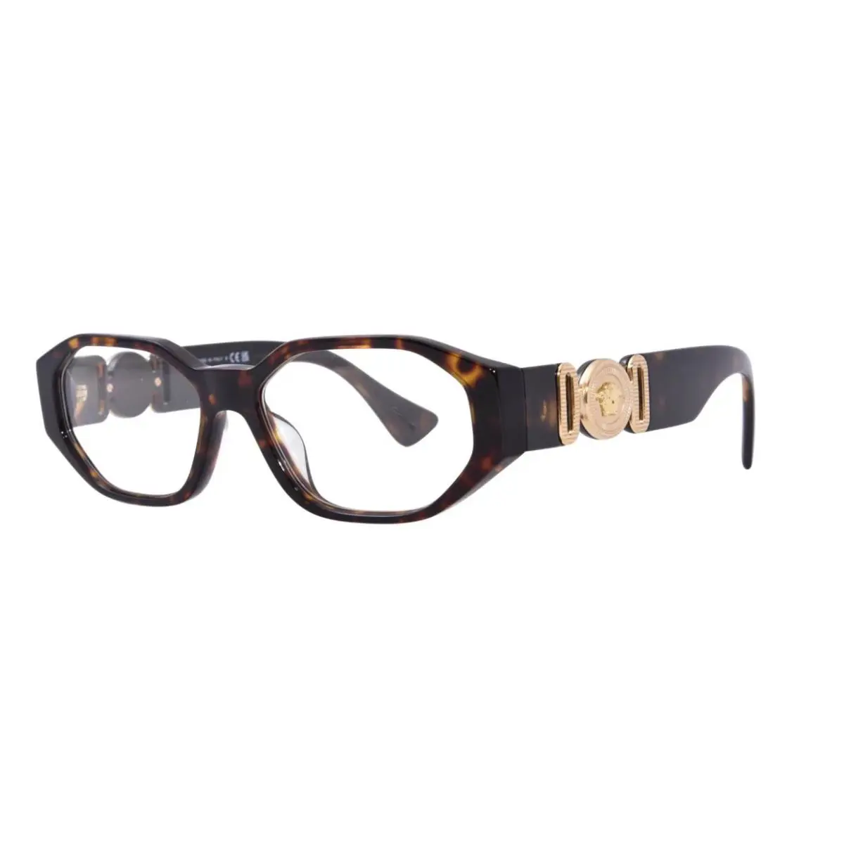 Versace Demo Geometric Men`s Eyeglasses VE3320U 108 56 Optical Frame