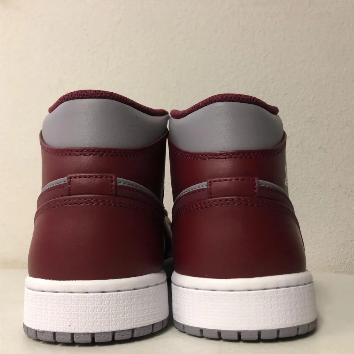 Nike shoes - Air Jordan 1 Mid - Air Mid - DQ8426-615 - Cherrywood Red/White (UPC: 196152219183) 3
