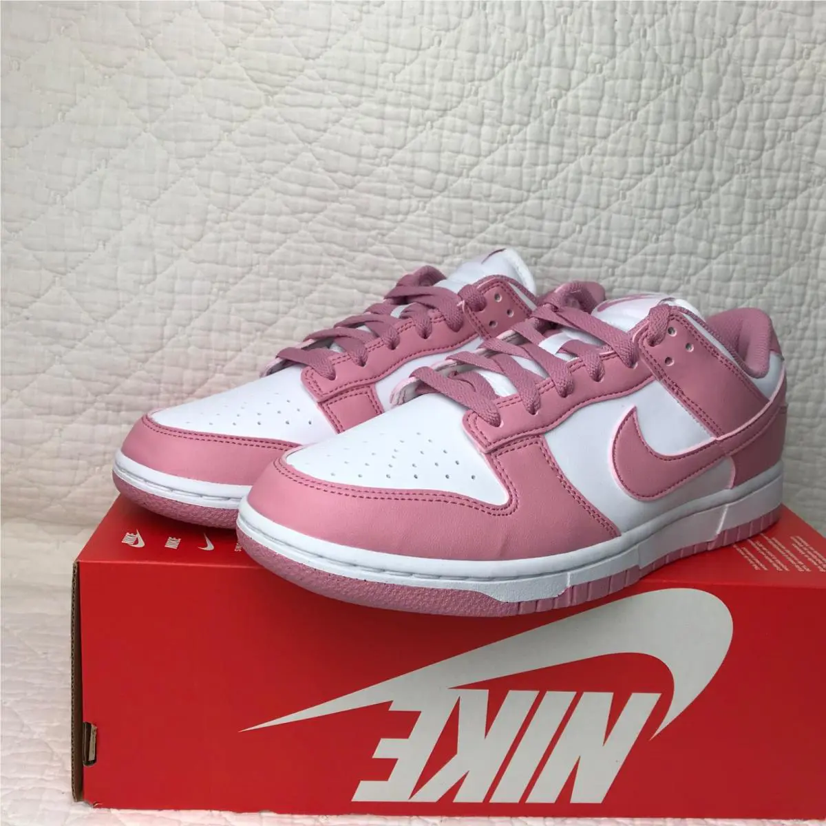 Nike shoes - Nike Dunk Low - Dunk Low - DD1873-112 - White Elemental Pink 7