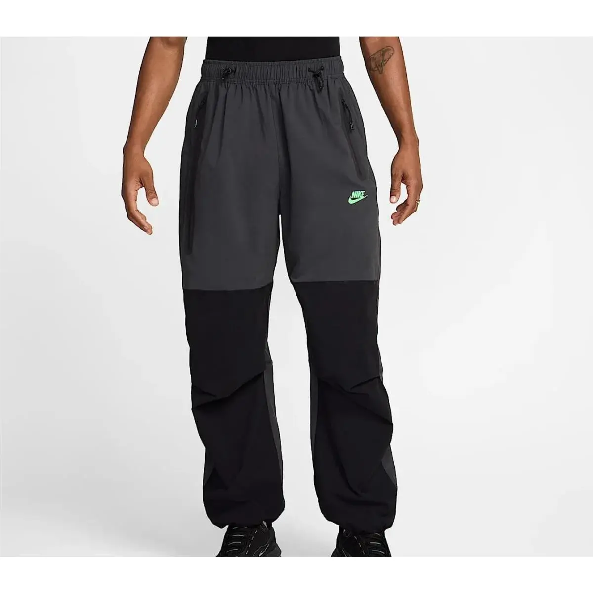 Men`s Tech Woven Oversized Pants - Size: Large - HM7158 060 - Multi by Nike