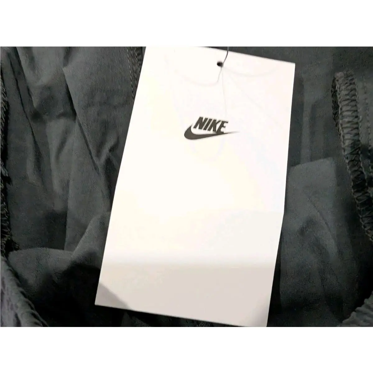 Nike clothing - Nike Tech Woven Oversized Pants - HM7158 - Black / Gray - Green (UPC: 197600960824) 8