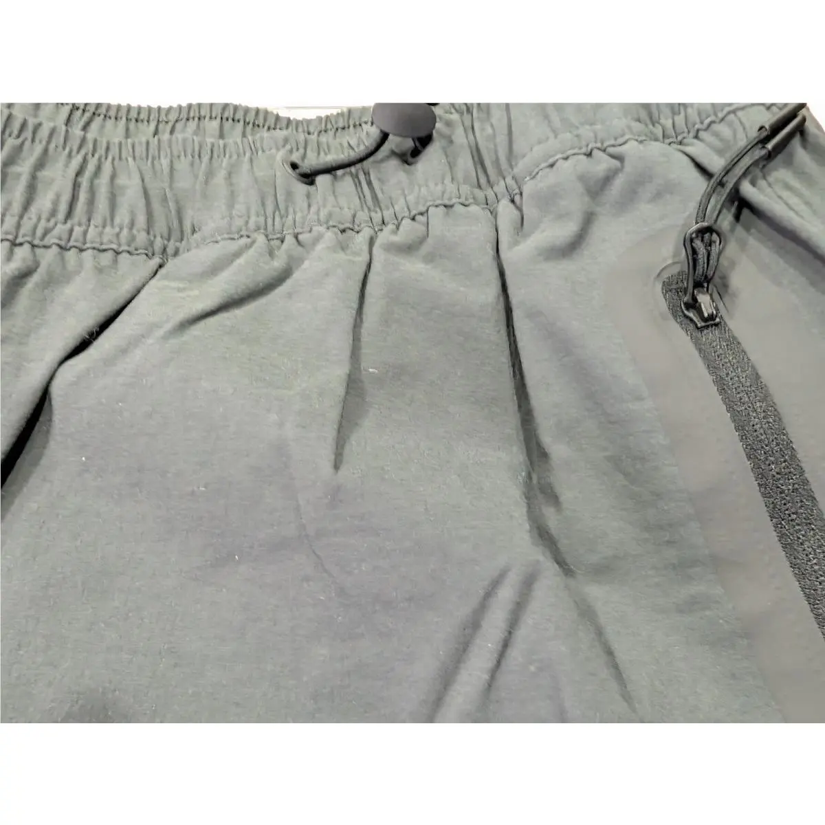 Nike clothing - Nike Tech Woven Oversized Pants - HM7158 - Black / Gray - Green (UPC: 197600960824) 12