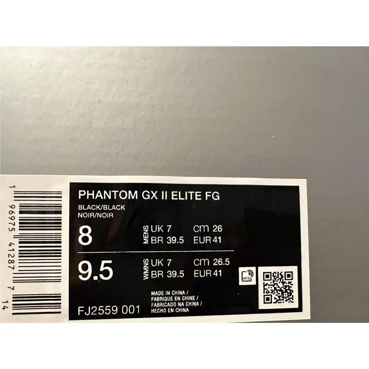 Nike shoes - Nike Phantom GX - Phantom - FJ2559-001 - Black (UPC: 196975412877) 6
