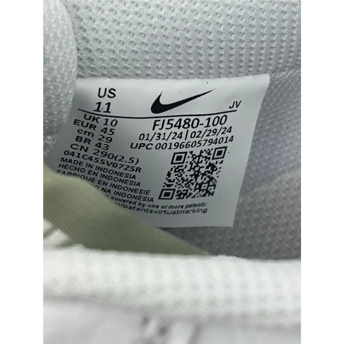 Nike shoes - Nike Court Vision - Court Vision - FJ5480-100 - White/Green 5