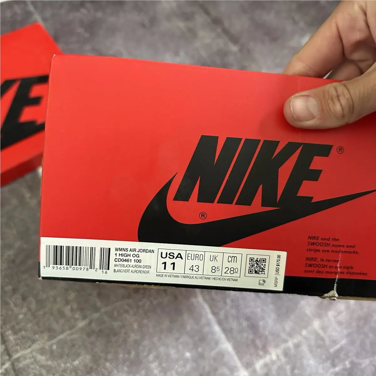 Nike shoes - Air Jordan 1 - Air - CD0461100 - White 3
