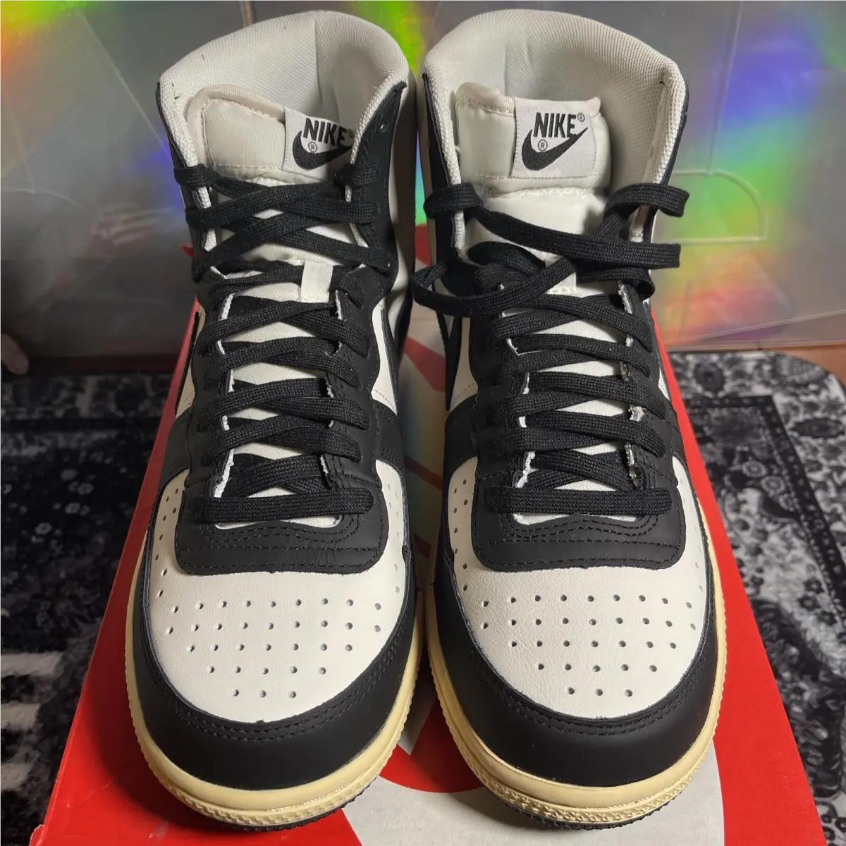 Size 8.5 - Nike Terminator High Vintage Panda 2023