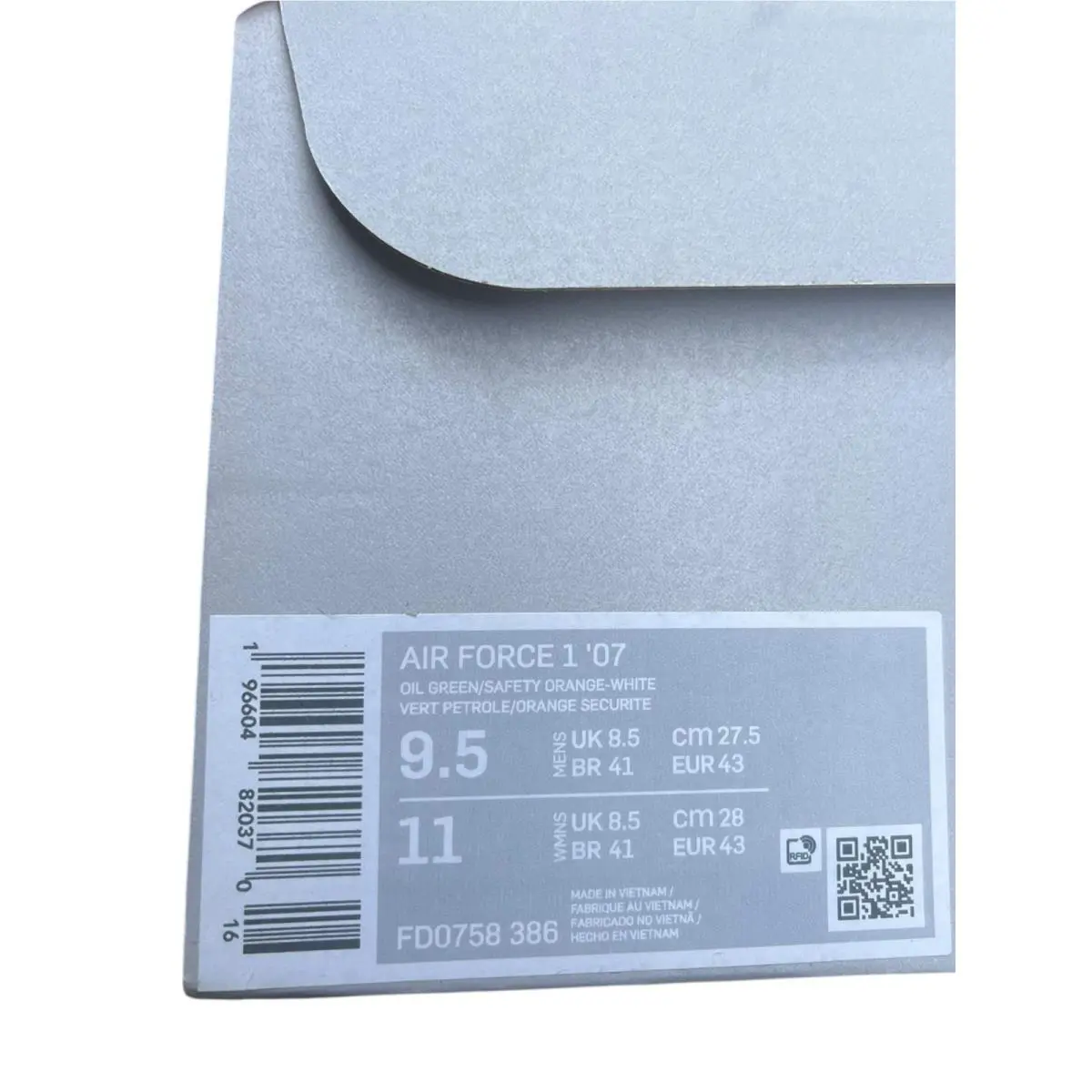 Nike shoes - Nike Air Force 1 `07 - FD0758-386 - Green 8