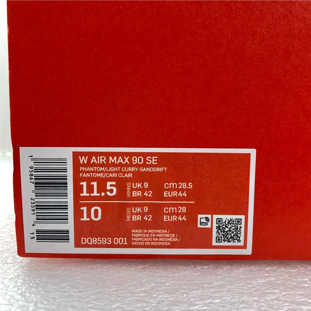Nike shoes - Nike Air Max 90 - Air Max - DQ8593-001 - Beige (UPC: 0195867235914) 9