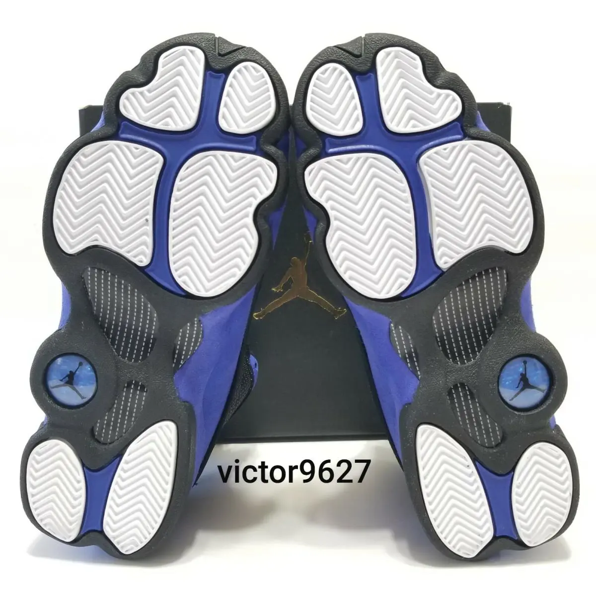 Nike shoes - Nike Air Jordan 13 Retro Hyper Royal - 414571-040 884129-040 - Black/Blue, Manufacturer: Black/Hyper Royal-Black-White (UPC: 194498336809) 8