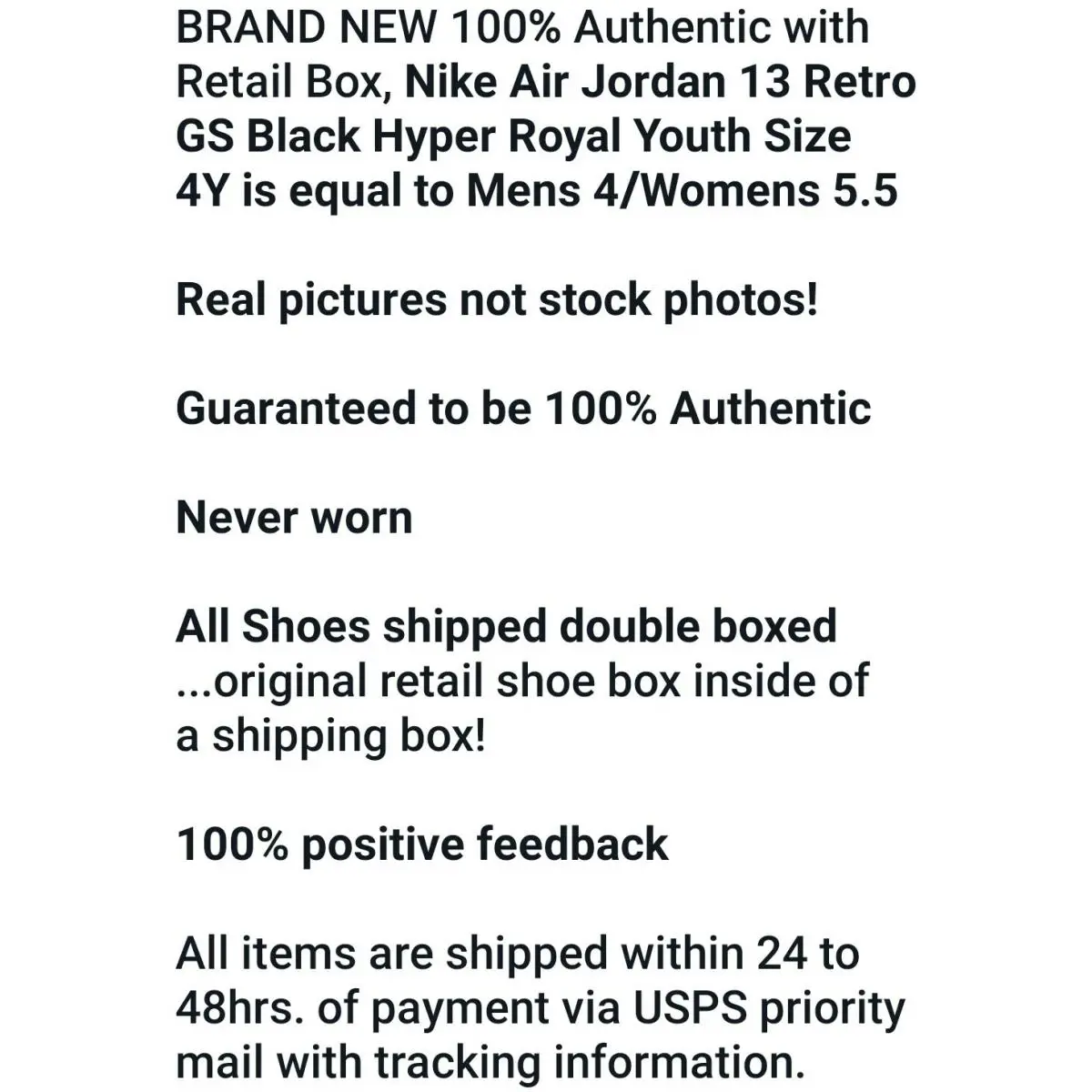Nike shoes - Nike Air Jordan 13 Retro Hyper Royal - 414571-040 884129-040 - Black/Blue, Manufacturer: Black/Hyper Royal-Black-White (UPC: 194498336809) 10