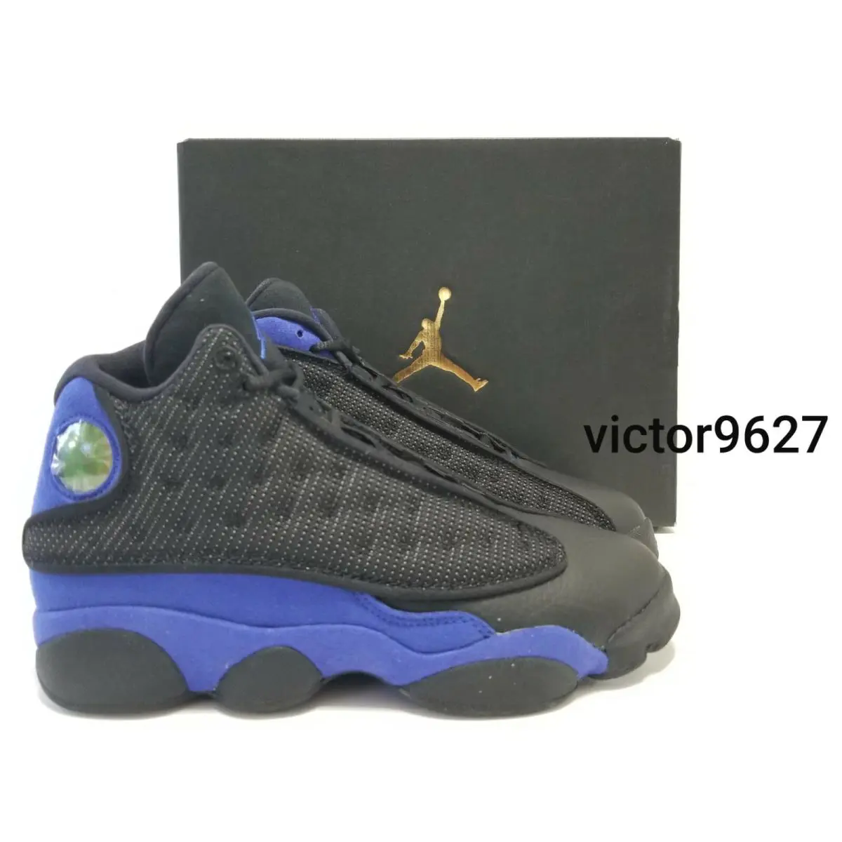 Nike shoes - Nike Air Jordan 13 Retro Hyper Royal - 414571-040 884129-040 - Black/Blue, Manufacturer: Black/Hyper Royal-Black-White (UPC: 194498336809) 2