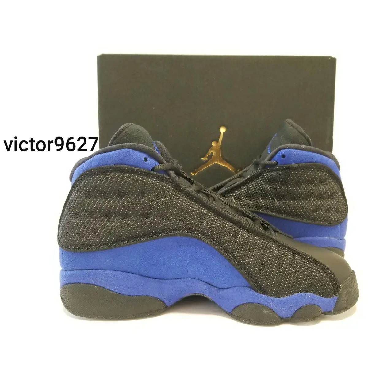 Nike shoes - Nike Air Jordan 13 Retro Hyper Royal - 414571-040 884129-040 - Black/Blue, Manufacturer: Black/Hyper Royal-Black-White (UPC: 194498336809) 4