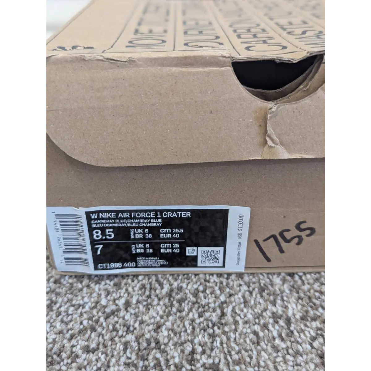 Nike shoes - Nike Air Force 1 - Air Force - CT1986-400 - Blue 6