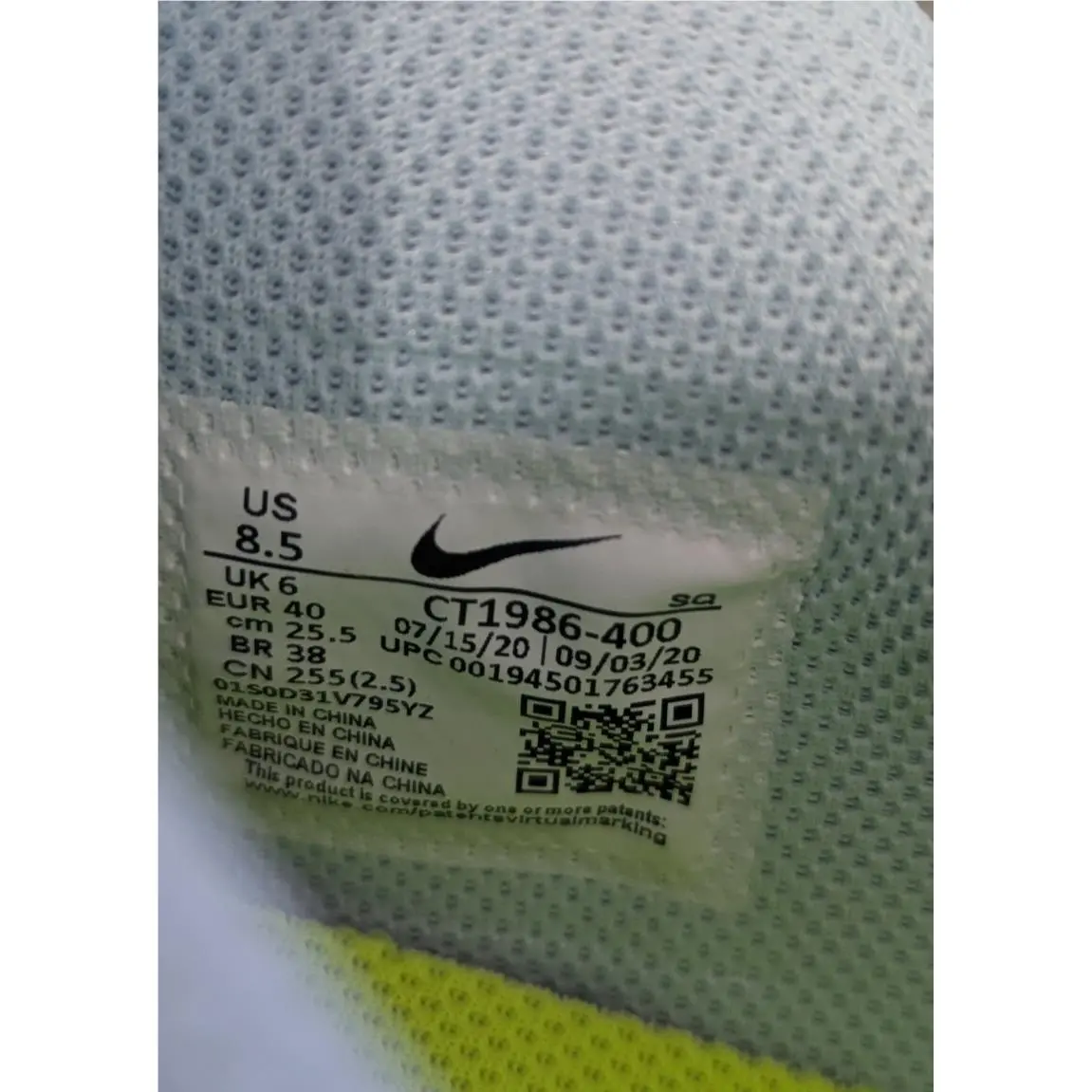 Nike shoes - Nike Air Force 1 - Air Force - CT1986-400 - Blue 5