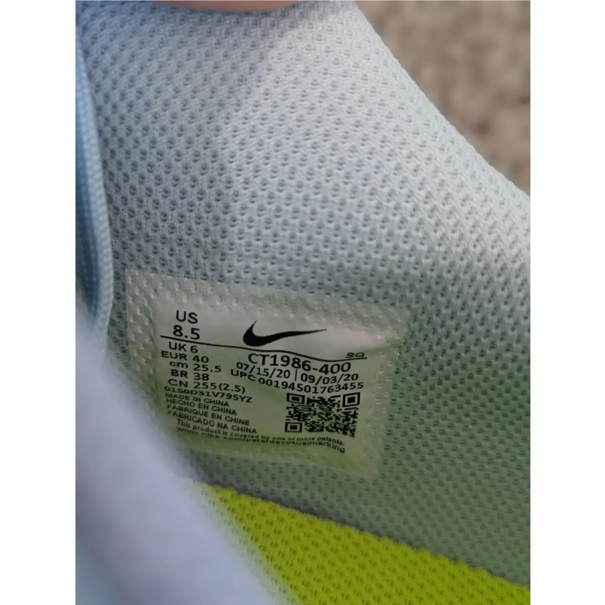 Nike shoes - Nike Air Force 1 - Air Force - CT1986-400 - Blue 5
