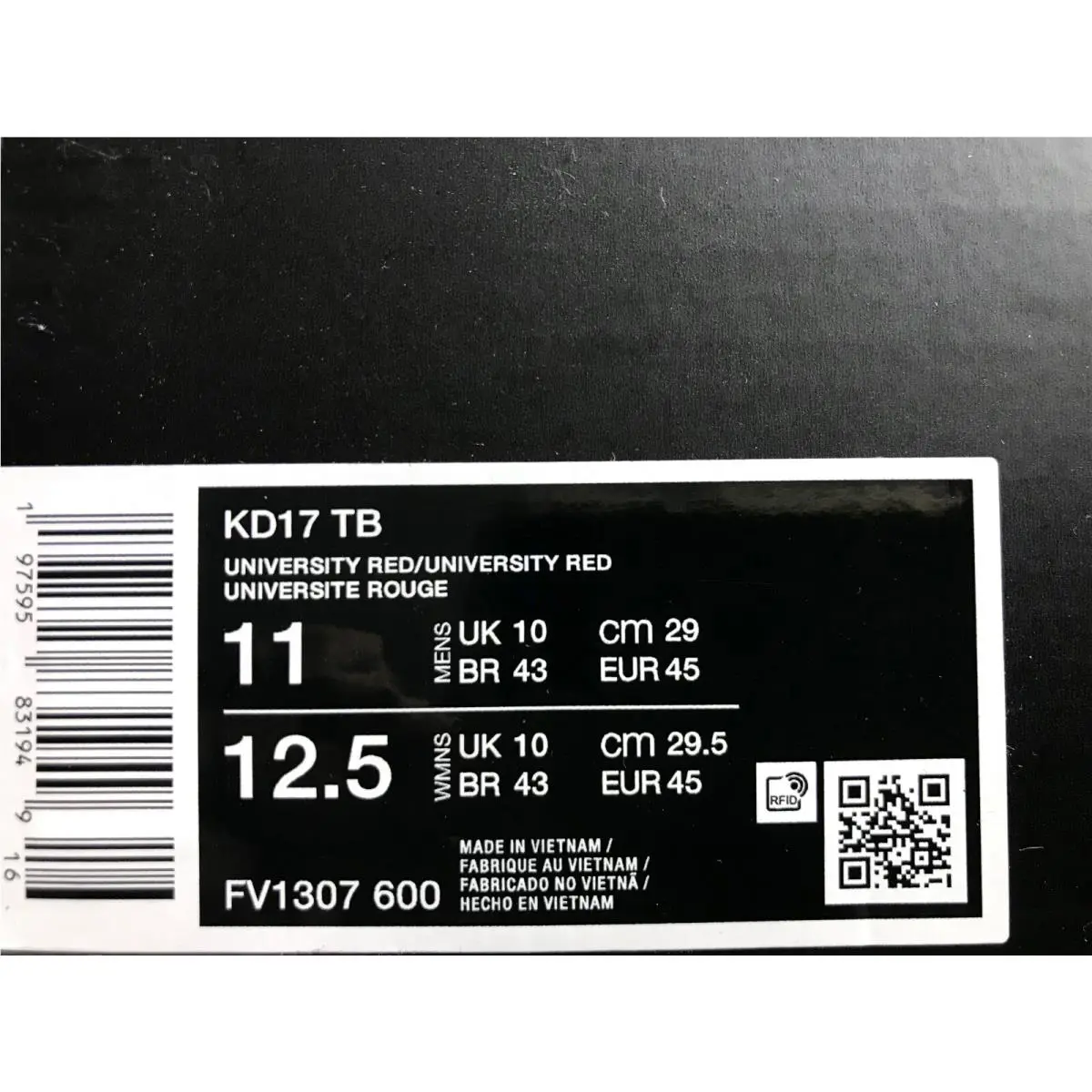 Nike shoes - Nike KD 17 - FV1307-600 - Red (UPC: 197595831949) 3