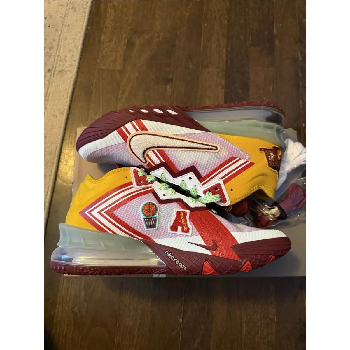 Nike shoes - Mimi Plange x Nike LeBron 18 - CV7562-102 - White 0